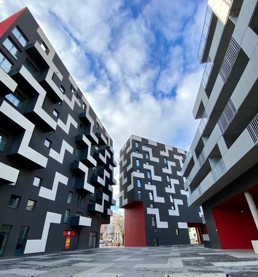 Апартаменты Grey House + Free Parking Вроцлав Экстерьер фото